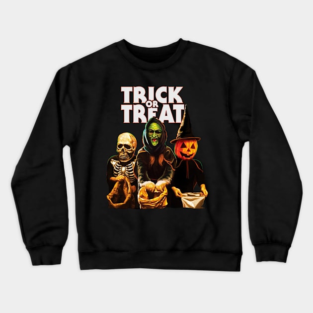 Trick or Treat Crewneck Sweatshirt by ribandcheese